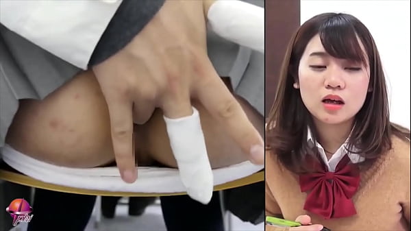 Anal orgasm during class. Fingering s’ tight assholes Part 3